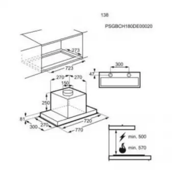 Кухонна витяжка Electrolux - LFG 719 X Hob2Hood - 5