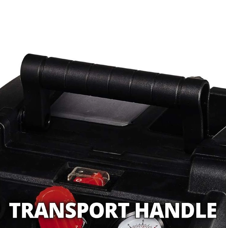 Компресор повітряний безмасляний Einhell TC-AC 190/6/8 OF, 1200Вт, 6л, 190л/хв, 8бар, 8.9кг - 4