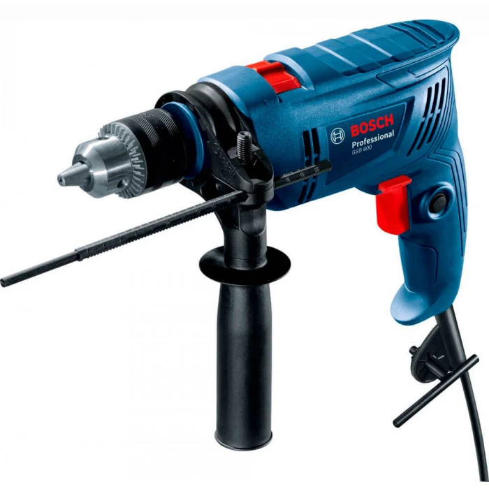 Дриль ударний Bosch Professional GSB 600 600Вт ШЗП 1-10мм 0-3000об/хв 1.7кг