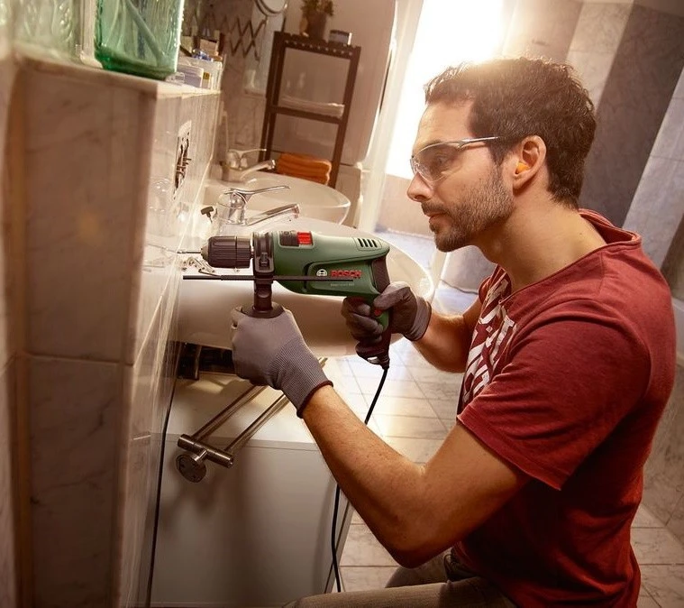 Дриль ударний Bosch EasyImpact 600 600Вт ШЗП 1-10мм 3000об/хв 1.7кг кейс - 2