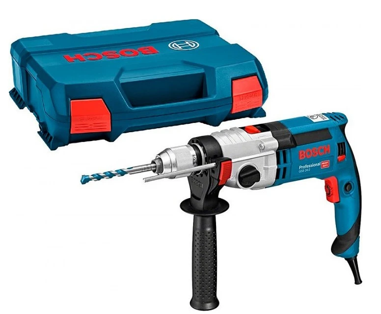Дриль ударний Bosch Professional GSB 24-2 1100Вт ШЗП 3000об/хв 2.9кг - 2