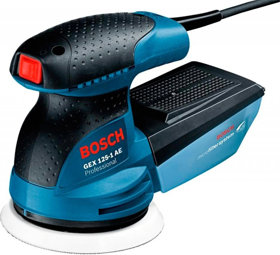 Шліфмашина ексцентрикова Bosch Professional GEX 125-1 AE 250Вт 125мм 7500-12000об/хв 1.3кг