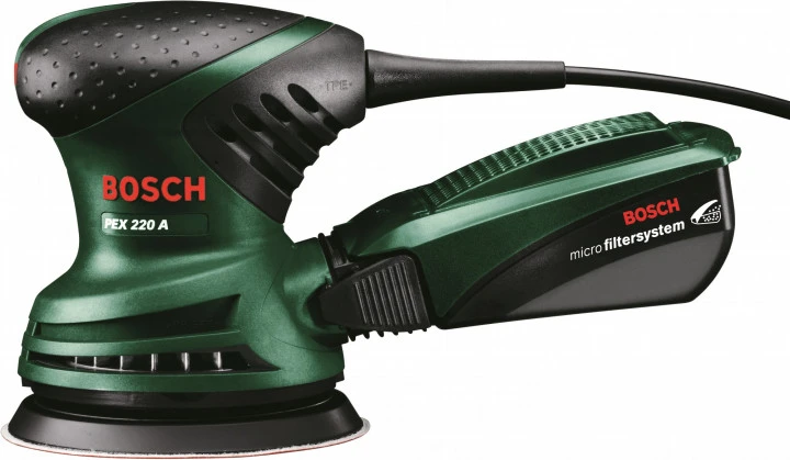 Шліфмашина ексцентрикова Bosch PEX 220 A 200Вт 125мм 24000об/хв 1.2кг - 2