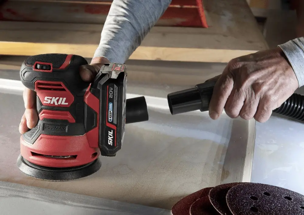 Шліфмашина ексцентрикова акумуляторна SKIL 3745 CA 20В 125мм 14000-22000кол/хв 1.2кг без АКБ та ЗП - 2