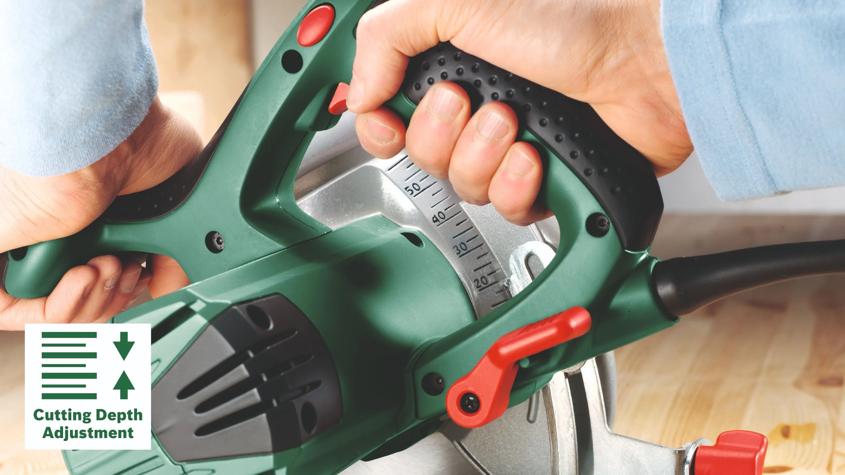 Пила дискова Bosch KS 55 A 1200Вт 160мм 3.9кг - 2