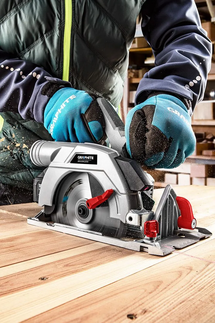 Пила дискова акумуляторна GRAPHITE Energy+ 18В безщітковий 165мм 2.95кг без АКБ та ЗП - 2