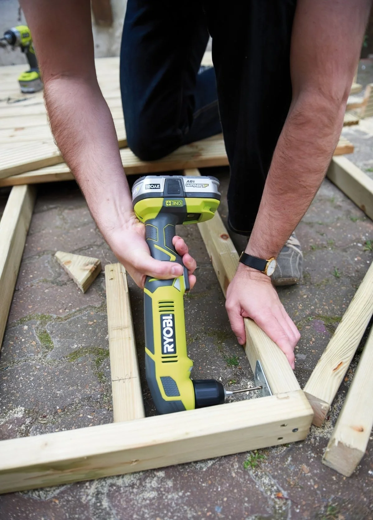 Шурупокрут-дриль кутовий акумуляторний Ryobi ONE+ RAD1801M 18В 15Нм 1100об/хв 1.83кг без АКБ та ЗП - 2