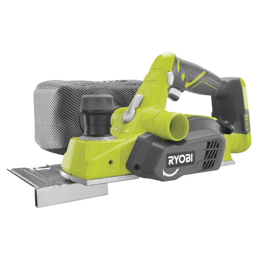 Рубанок акумуляторний Ryobi ONE+ R18PL-0 18В 82мм стругання до 1.6мм шпунт до 12.5мм 2.4кг без АКБ т