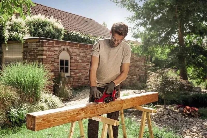 Рубанок акумуляторний Einhell TE-PL 18/82LI-Solo PXC 18В 82мм стругання до 2мм 2.4кг без АКБ та ЗП - 2