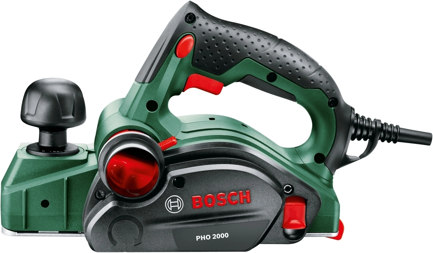 Рубанок Bosch PHO 2000 380Вт 80мм стругання до 2мм 2.58кг - 2