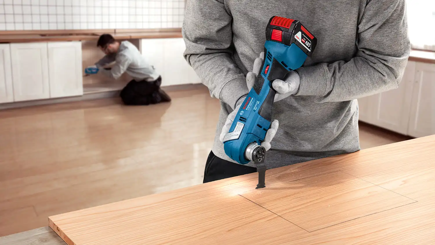 Багатофункціональний інструмент реноватор Bosch Professional GOP 185-LI SOLO 18.0 V 20000об/хв 1.2кг - 2