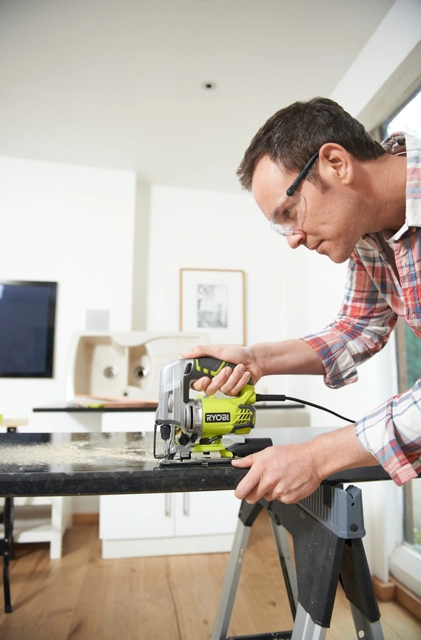 Лобзик Ryobi RJS1050-K 680Вт 500-3100об/хв хід 23мм 2.2кг кейс - 2