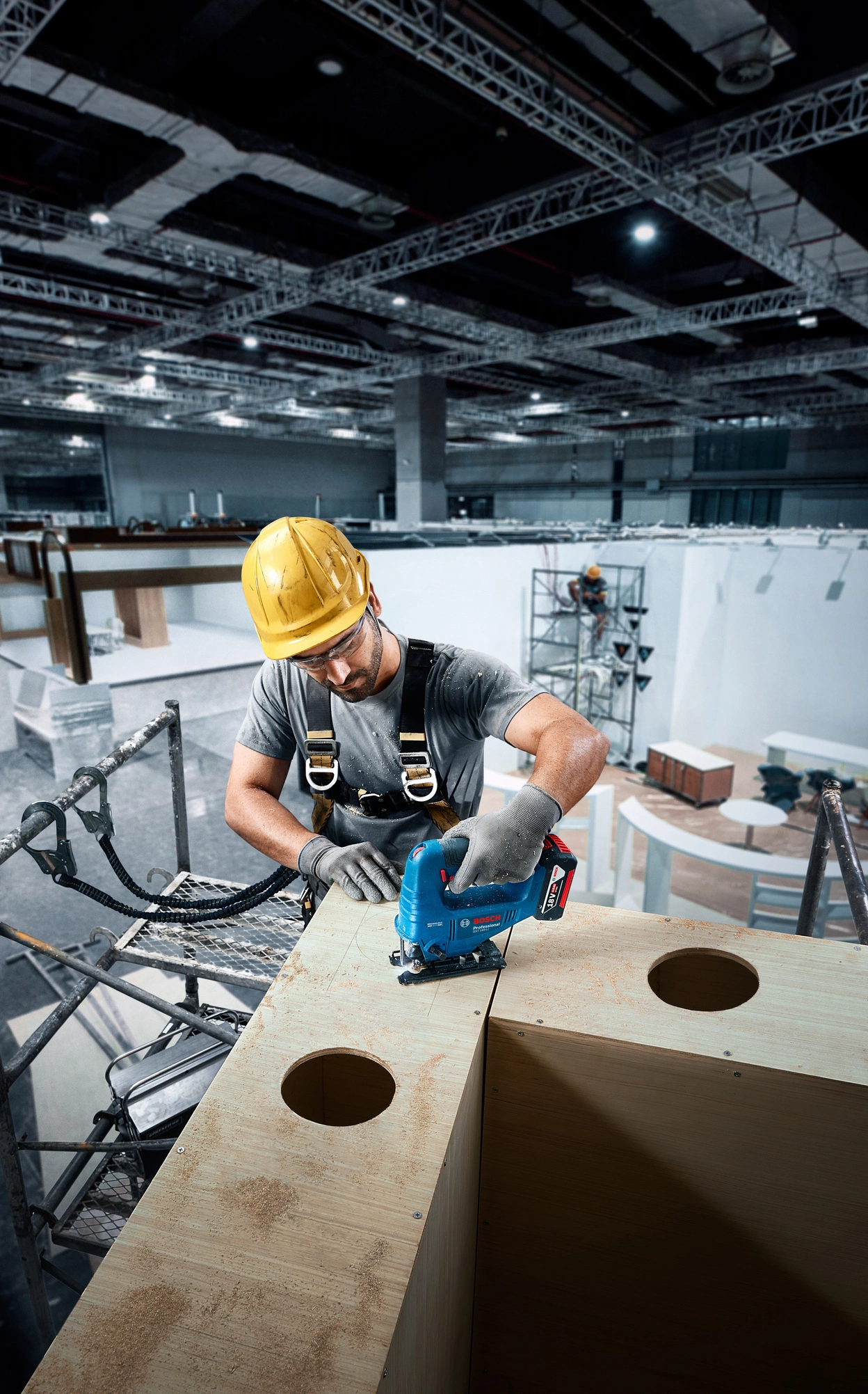 Лобзик акумуляторний Bosch Professional GST 183-LI безщітковий 18В 0-3300об/хв хід 20мм 1.6кг без АК - 2