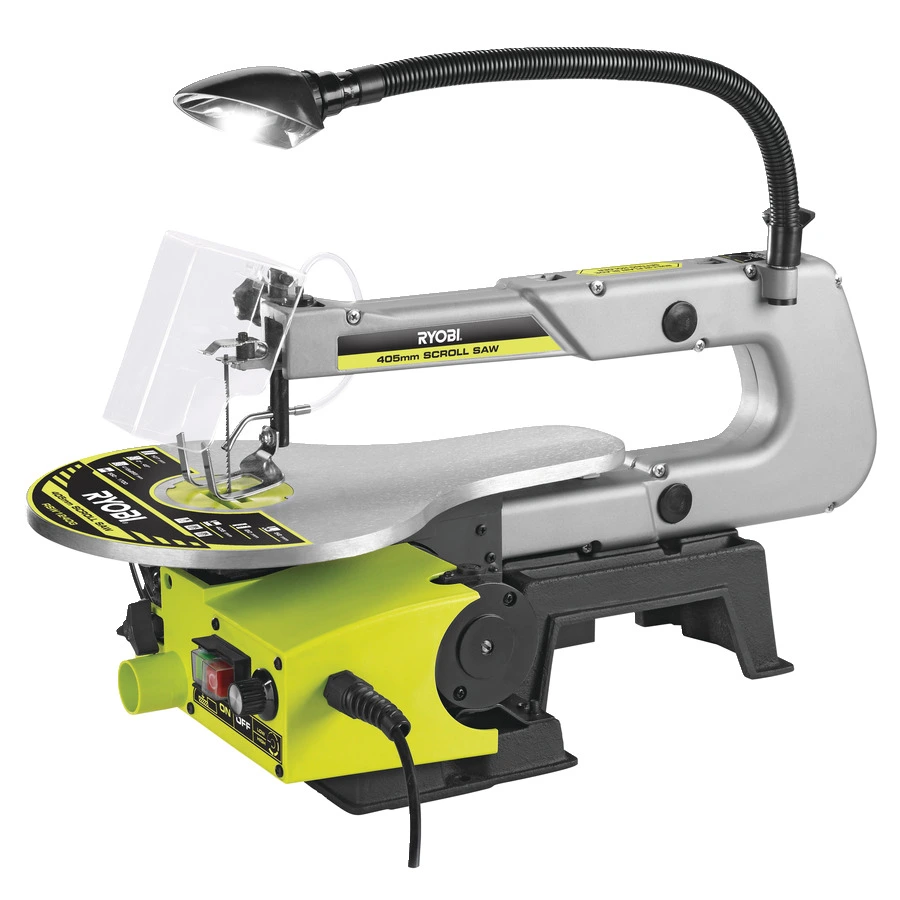 Лобзик стаціонарний Ryobi RSW1240G 125Вт 550-1700об/хв хід 20мм ріжуча здатність 405мм 12кг