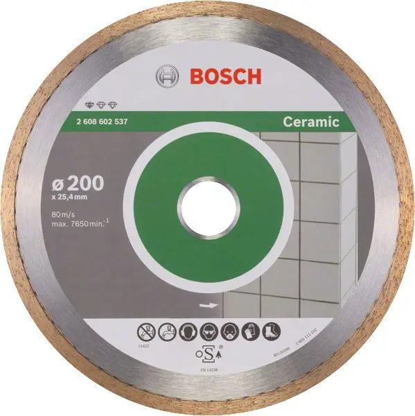 Диск алмазний Bosch Professional Standard for Ceramic, 200х25.4мм