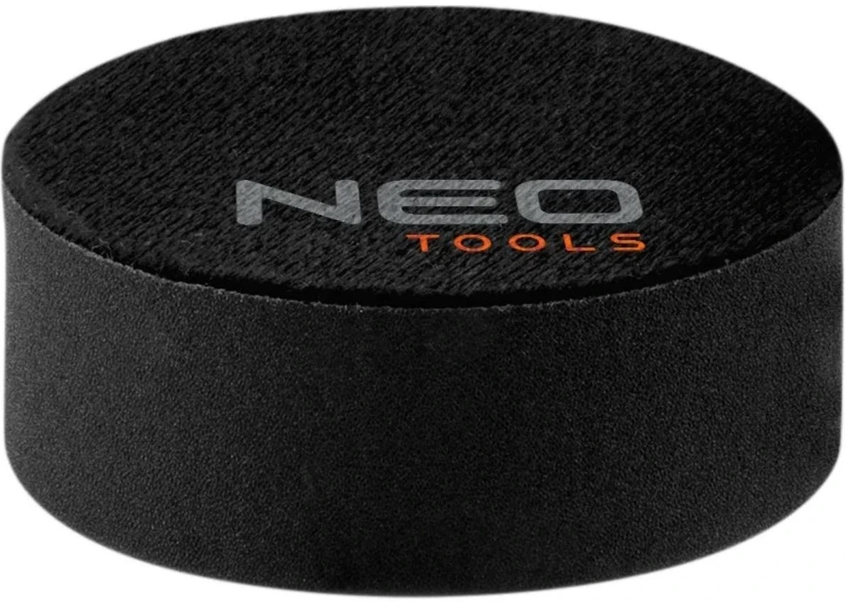 Диск полірувальний Neo Tools, губка м’яка, на липучці, 80x25мм