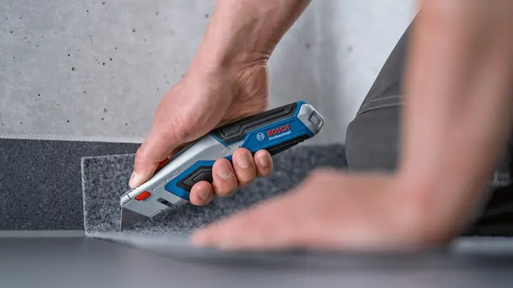 Ніж будівельний трапецієподібний складний Bosch Professional пластиковий корпус, 253мм - 2
