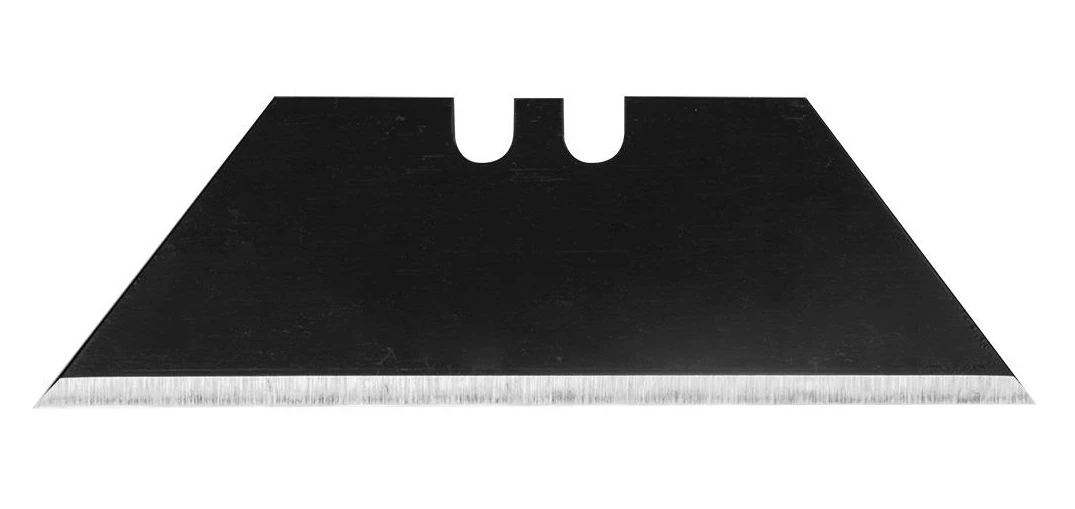 Лезо трапецієподібне Neo Tools, товщина 0.6мм, сталь SK2, 10шт, чорний