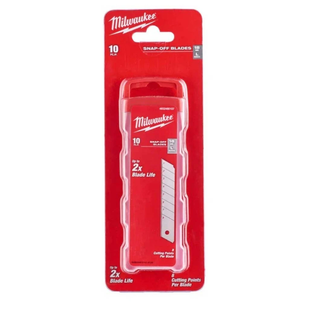 Лезо сегментоване Milwaukee, 18мм, сталь, 10шт - 2
