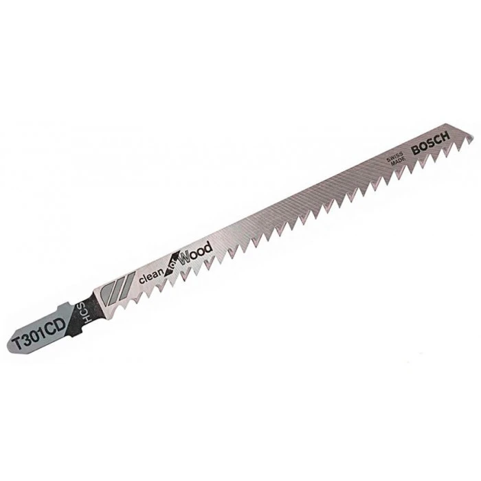 Полотно пиляльне для електролобзика HSC Bosch по дереву, T 301 CD, 3х116мм, 2шт - 2