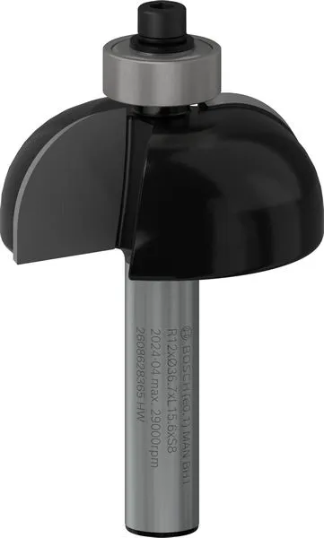 Фреза галтельна Bosch Professional Std S8 R12 D36.7 L16