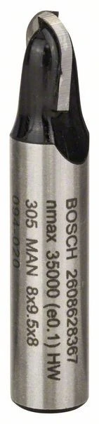 Фреза галтельна Bosch Professional Std S8 R4 D8 L9.2 - 2