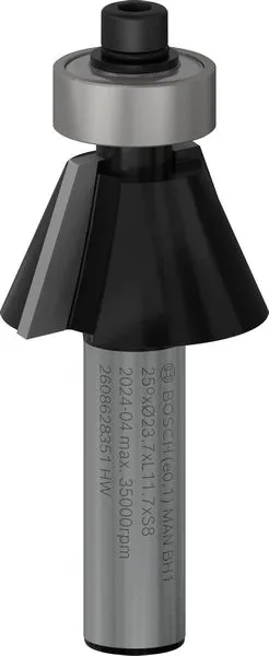 Фреза фасонна Bosch Professional Std S8 D23.7 В5.5 L12 25°