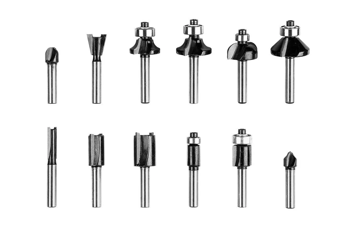 Фрези Verto, набір 12шт, хвостовик 6мм, кейс - 2