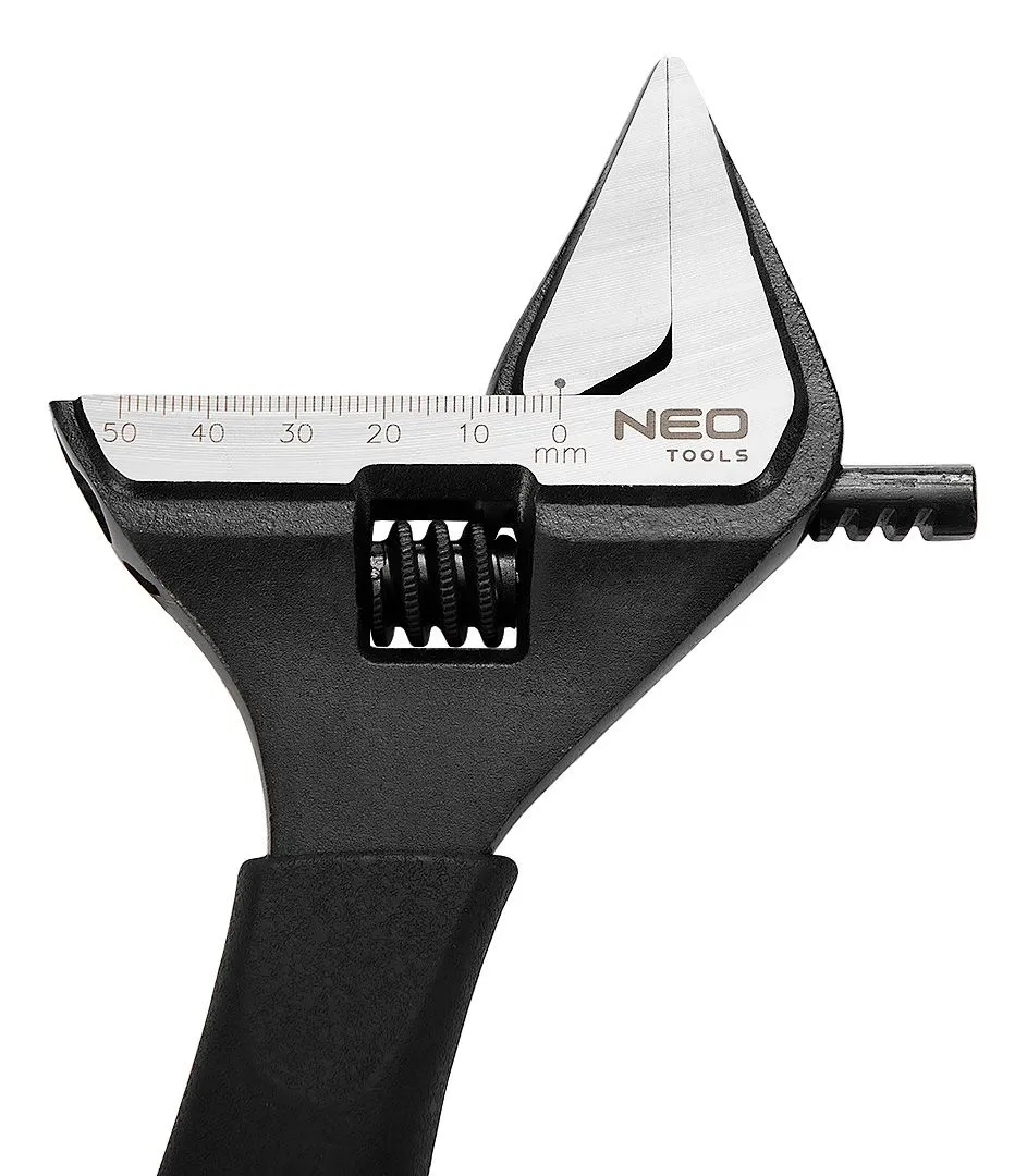 Ключ розвідний Neo Tools, кований, CrV, 250мм, робочий діапазон 0-50мм - 4
