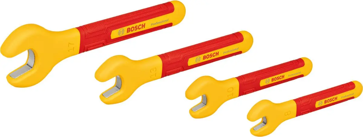Ключі гайкові Bosch Professional, набір 4шт, VDE