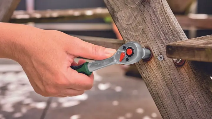 Ключ-тріскачка Bosch, 1/4", 72 зубців - 3