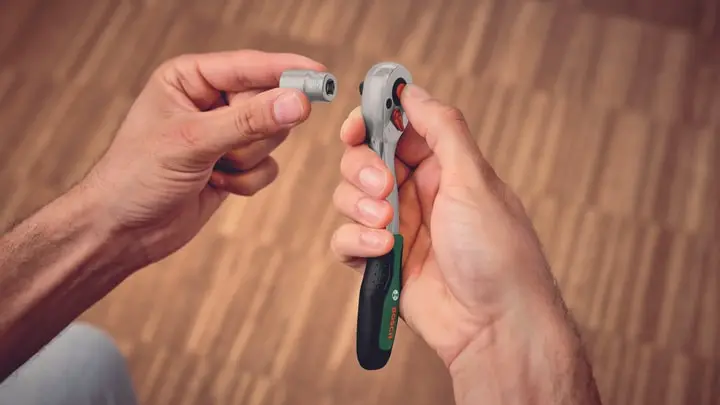 Ключ-тріскачка Bosch, 1/4", 72 зубців - 4
