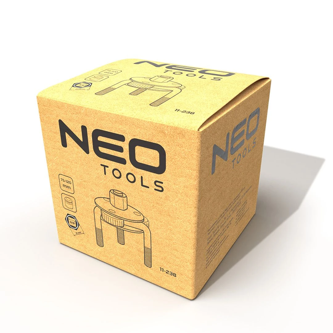 Ключ для оливного фільтру Neo Tools, робочий діапазон 75-120мм - 2