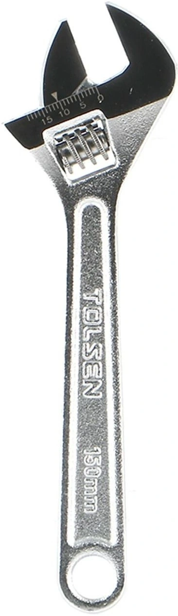 Ключ розвідний Tolsen, робочий діапазон 0-19мм, 150мм, CrV - 6