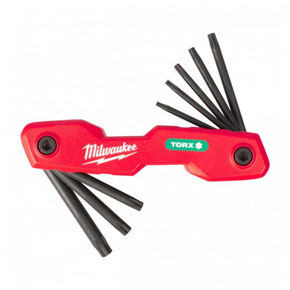 Ключі шестигранні Milwaukee, набір 8шт, 118мм, HEX1.5-8мм, складаються в корпус
