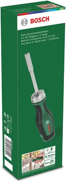 Викрутка Bosch 12 насадок, Tx, PZ, PH, SL, HEX - 9