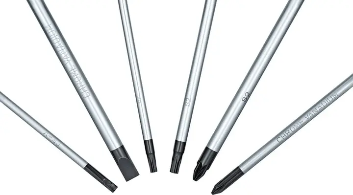 Викрутка Bosch Professional набір 6шт, SL 3.5, 6.5мм, Т15х75мм, Т20х100мм, PH1x100мм, PZ2x125мм - 7