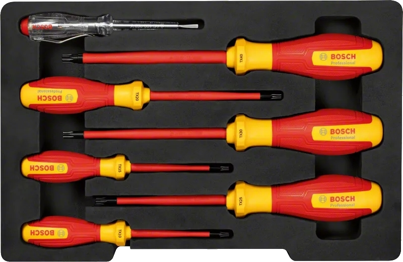 Викрутка Bosch Professional, набір 7 шт, (TX), VDE - 3