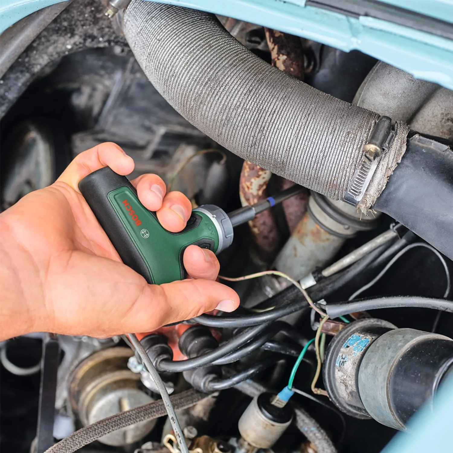Викрутка Bosch з тріскачкою, Т-подібне руків'я, 109мм, сталь CrV - 5