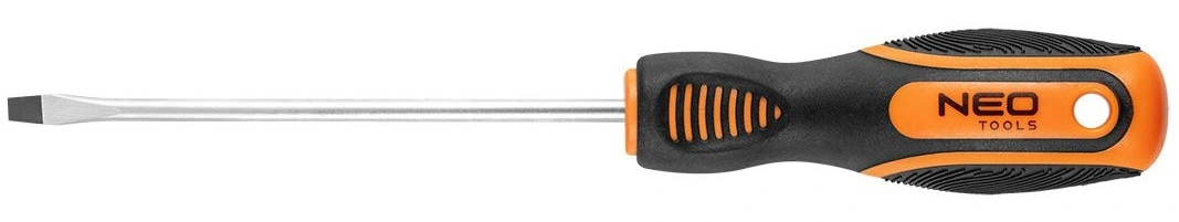 Викрутка Neo Tools плоска, SL4x100мм, сталь CrV