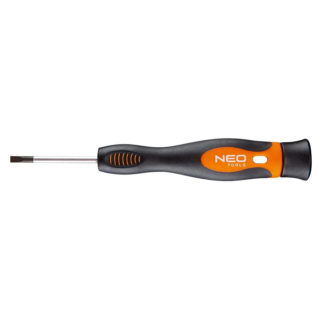 Викрутка Neo Tools плоска, прецизійна, SL3х50мм, сталь S2