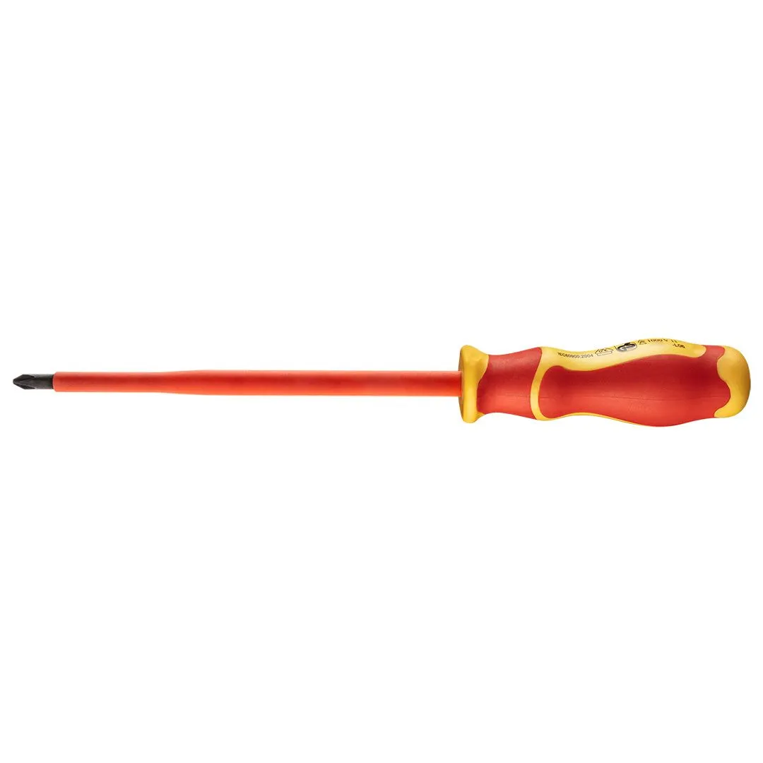 Викрутка Neo Tools хрестова, діелектрична, PH2х175мм, сталь S2
