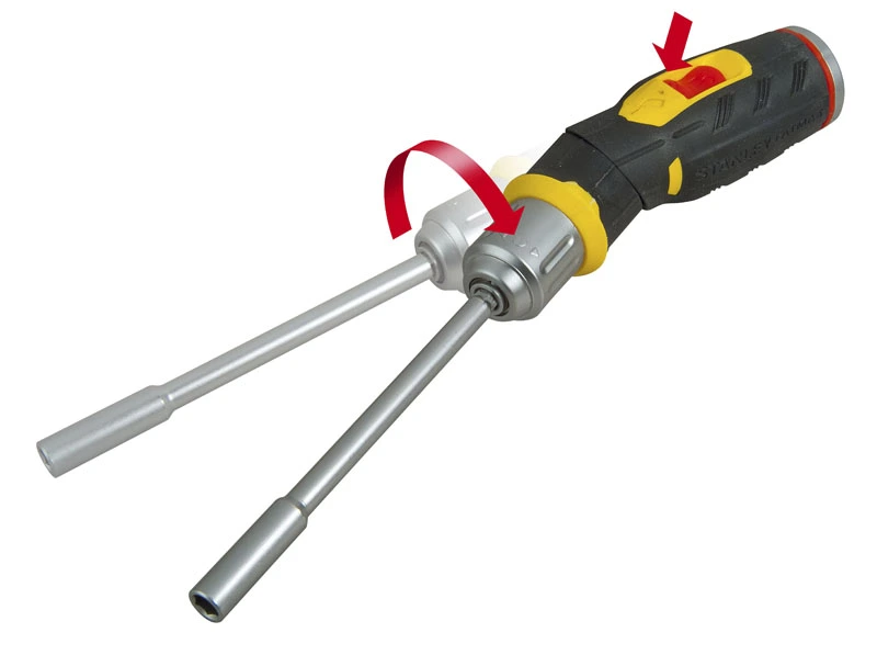 Викрутка Stanley FatMax набір 13шт, бітотримач реверсний, 12 біт, SL,PH,PZ,Torx - 7