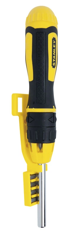 Викрутка Stanley Multibit набір 11шт, бітотримач реверсний 1/4", 10 біт, SL,PH,PZ,SQ,Torx - 2