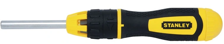 Викрутка Stanley Multibit набір 11шт, бітотримач реверсний 1/4", 10 біт, SL,PH,PZ,SQ,Torx