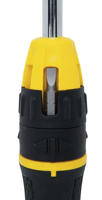 Викрутка Stanley Multibit набір 11шт, бітотримач реверсний 1/4", 10 біт, SL,PH,PZ,SQ,Torx - 4