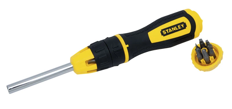 Викрутка Stanley Multibit набір 11шт, бітотримач реверсний 1/4", 10 біт, SL,PH,PZ,SQ,Torx - 5