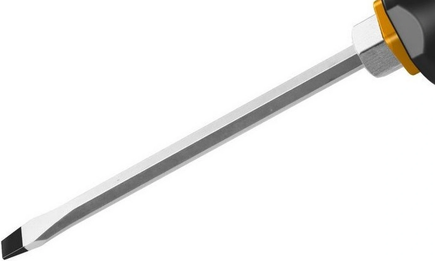 Викрутка Tolsen плоска, ударна, SL6.5х100мм, сталь CrV - 3