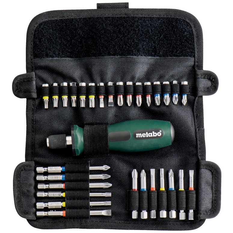 Викрутки Metabo набір 30шт, 29 біт, SL,PH,PZ,Torx,H