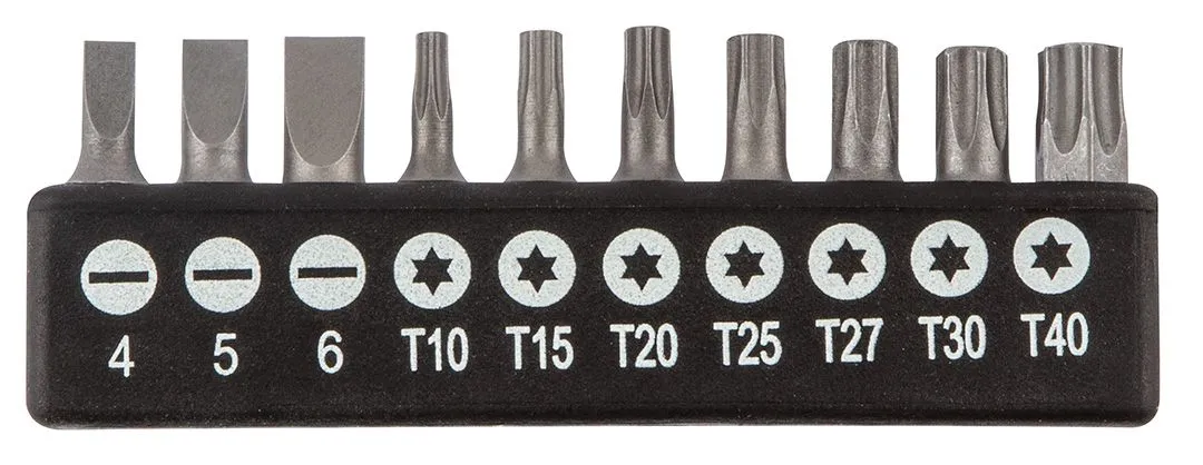 Викрутки Neo Tools набір 14шт, 10 біт, SL,PH,Torx, сталь CrV - 6